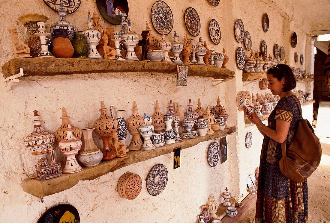 Ceramic Crafts  Djerba island  Southern Tunisia.