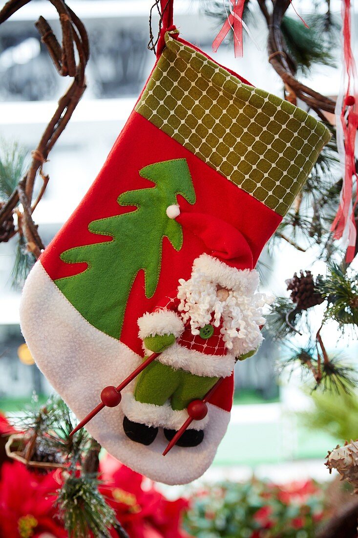 Sock, Christmas decoration, Christmas Shopping.