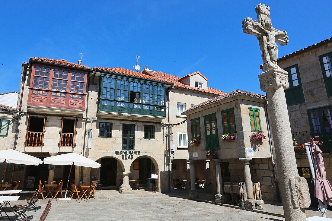 Plaza de la Leña, Pontevedra, Galicia, Spain.