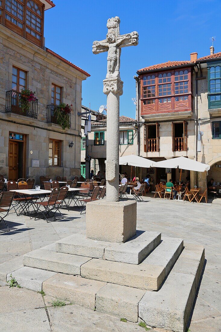 Plaza de la Leña, Pontevedra, Galicia, Spain.