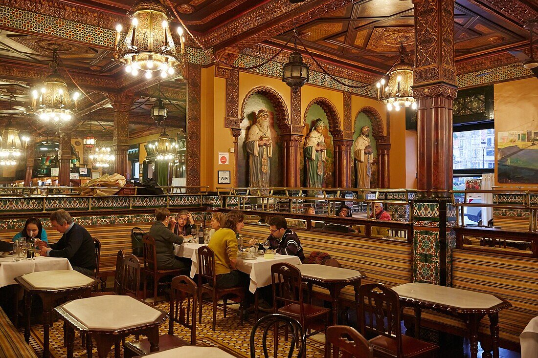 Iruña Cafe, Bilbao, Bizkaia, Baskenland, Spanien.