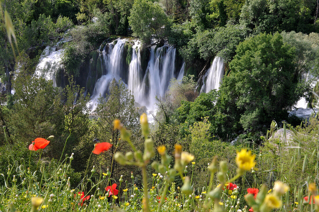 Landscape with cascades between Medugorje and Capljina, Bosnia and Herzegovina