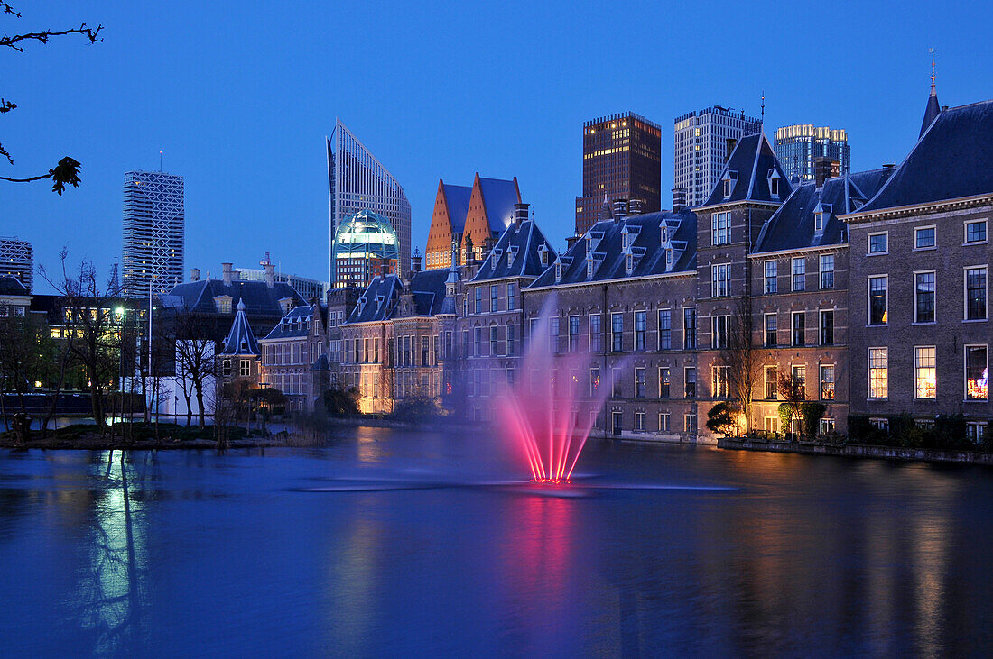 Blick über den Binnenhof, Den Haag, Niederlande
