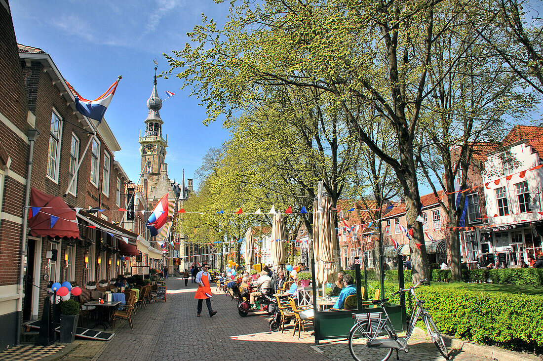Rathaus von Veere auf Zeeland, Süd- Niederlande, Niederlande
