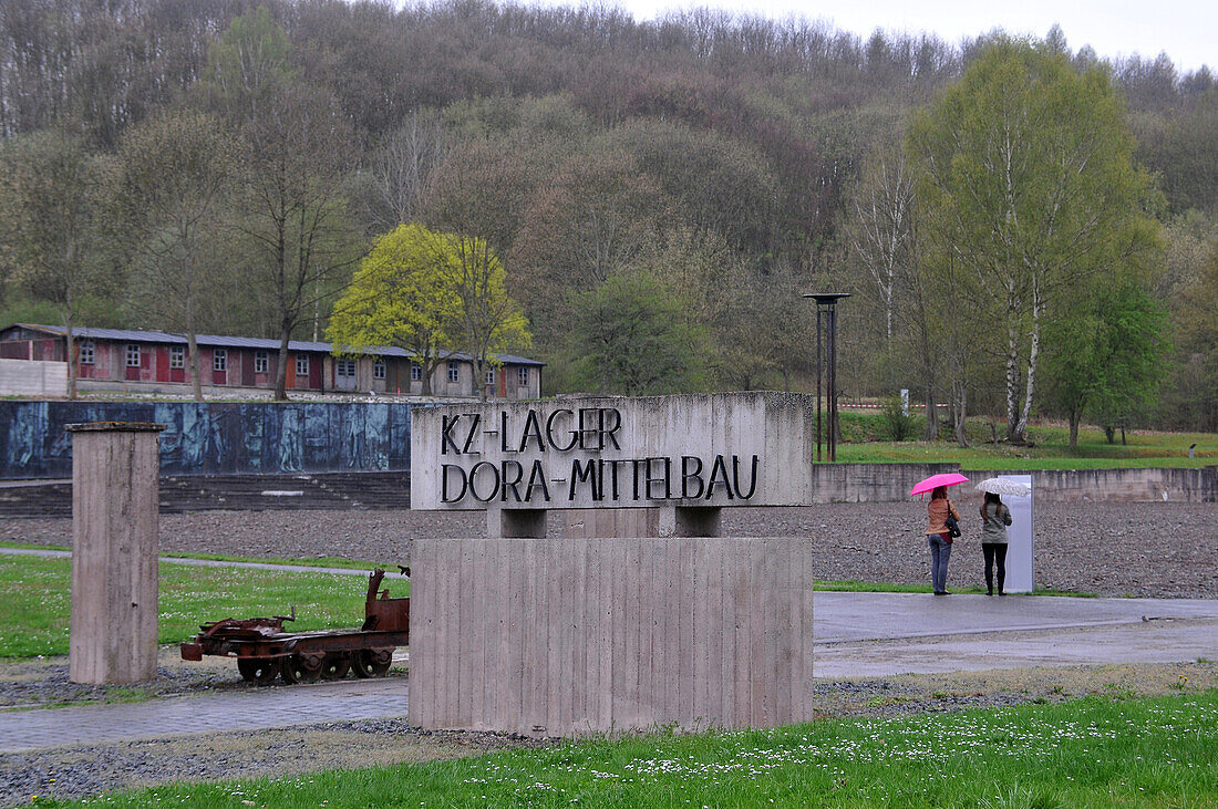 KZ-Gedenkstätte Dora-Mittelbau bei Nordhausen am Harz, Thüringen, Deutschland
