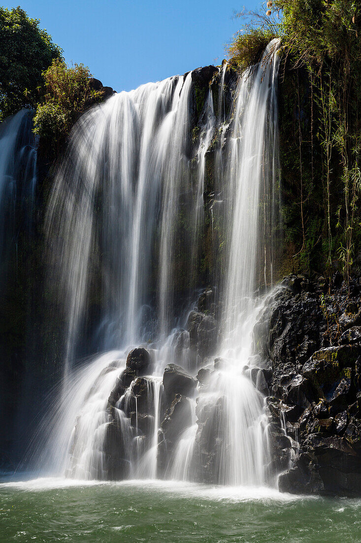 Lily Wasserfall bei Ampefy, Madagaskar, Afrika