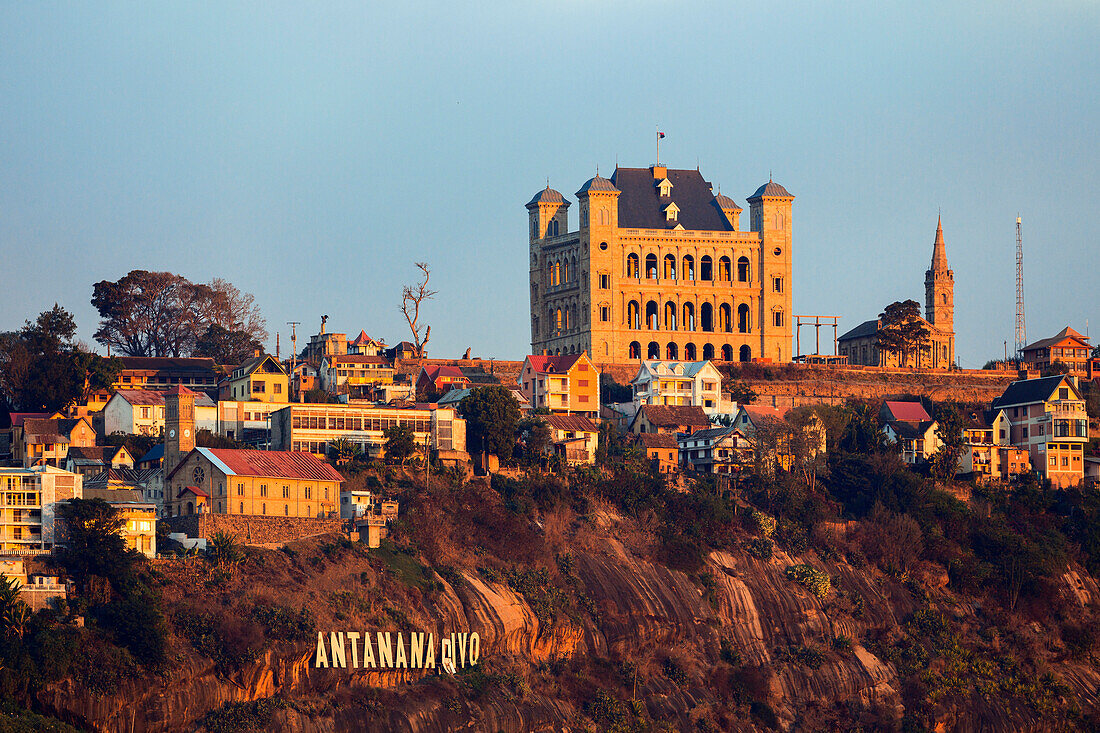 King's Palace, Rova, Analamanga hill, Antananarivo, capital, central highlands, Madagascar, Africa