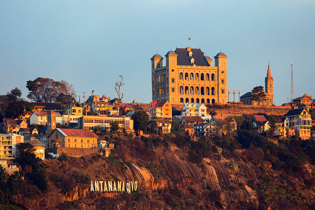 Königspalast, Rova, auf dem Hügel von Analamanga, Hauptstadt Antananarivo, Zentrales Hochland, Madagaskar, Afrika