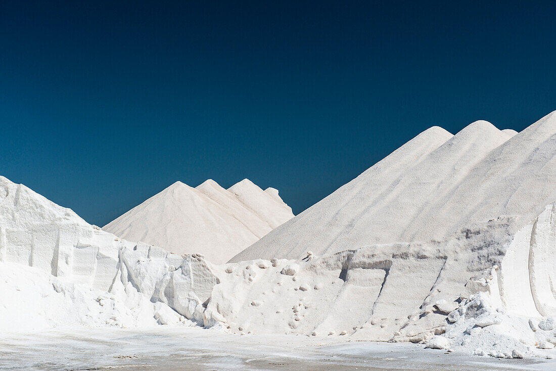 Salt refinery, Es Trenc, near Santanyi, Majorca, Spain