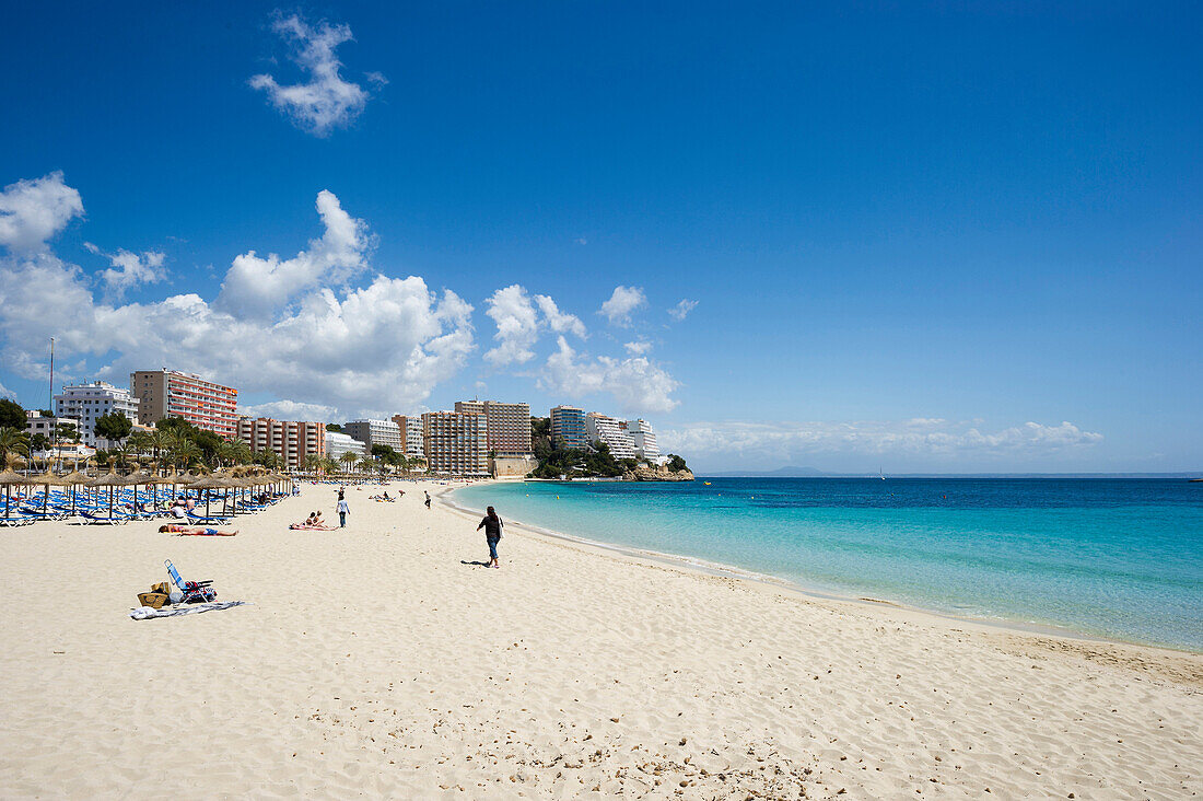 Beach at Magaluf, Majorca, Spain