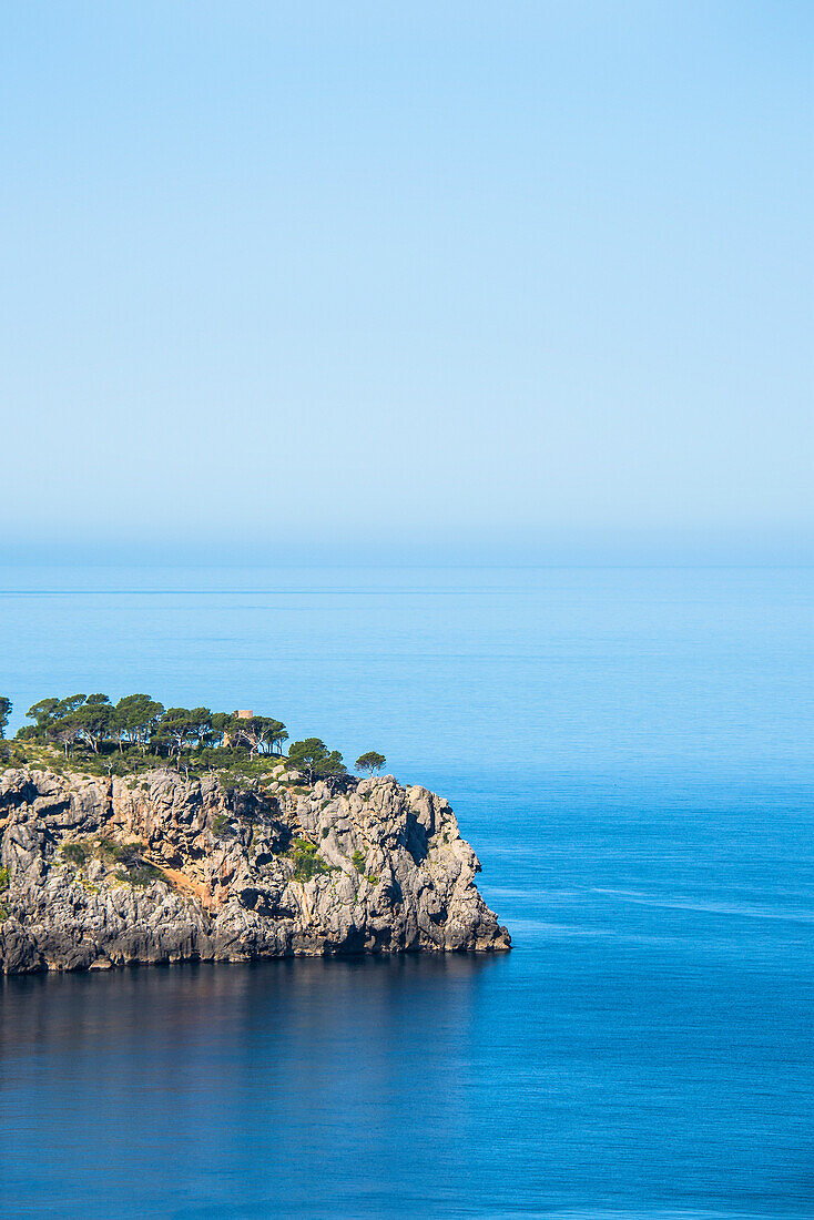 Coastal landscape at Lluc Alcari, near Deià, Majorca, Spain