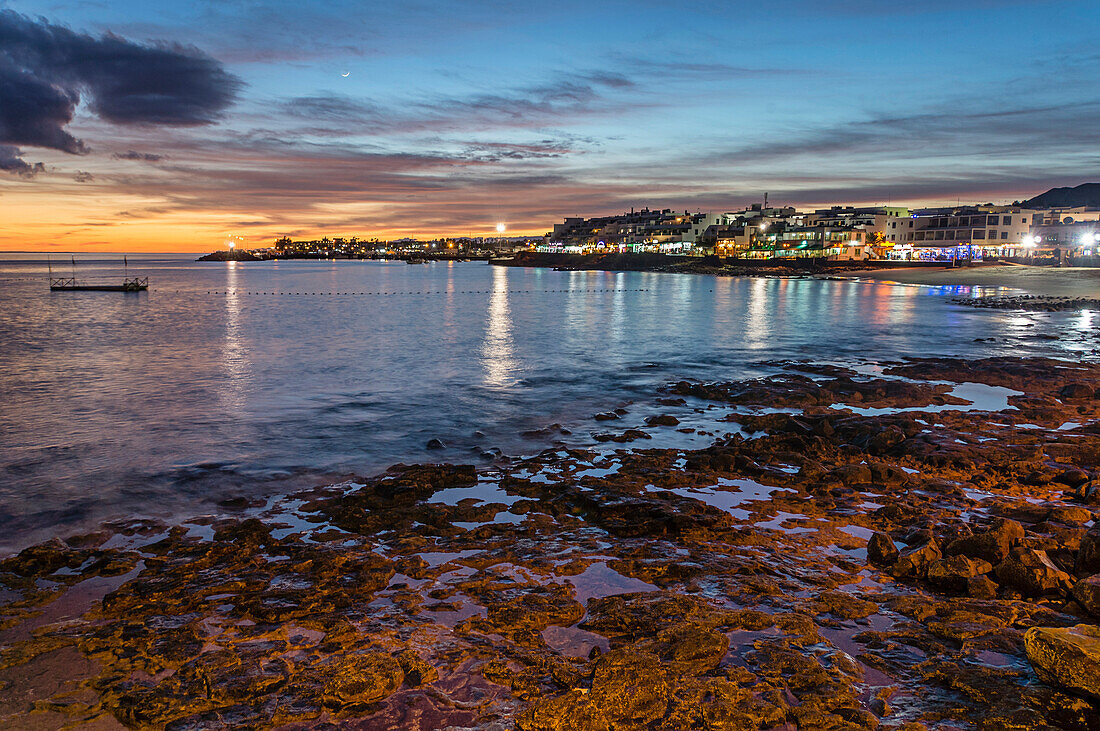 Playa Blanca sunset, Lanzarote, Canary Islands, Spain