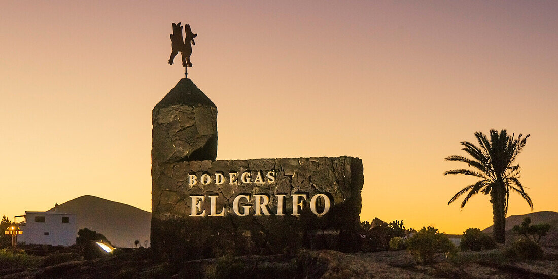 Bodegas El Grifo, oldest winery in Canary Islands, San Bartolome de Lanzarote, Spain
