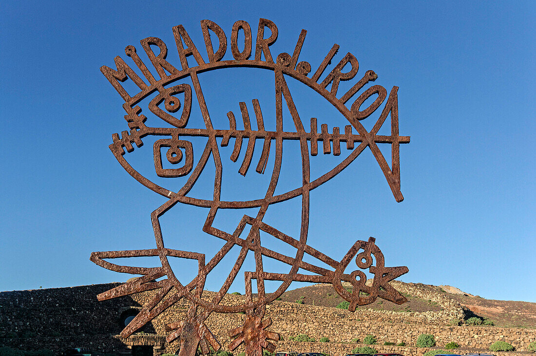 Mirador del Rio Skulptur von Cesar Manrique, Lanzarote