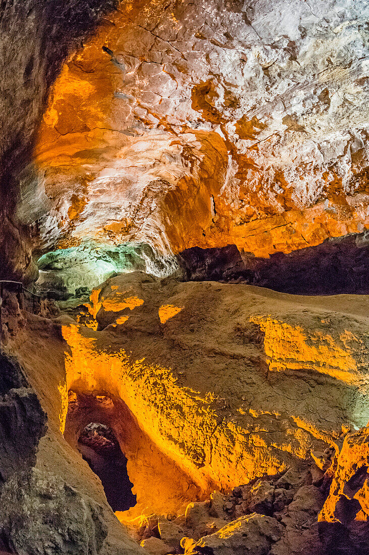 Cueva de Los Verdes in Lanzarote, Canary Islands, Spain