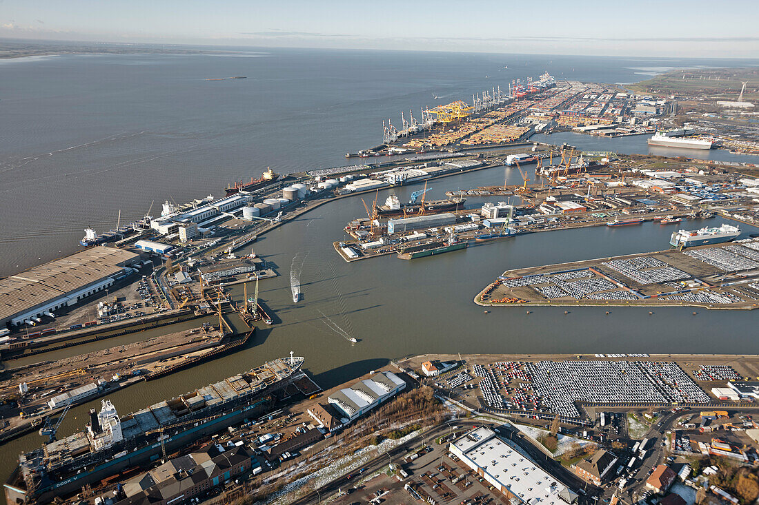 Hafen von Bremerhaven, Deutschland