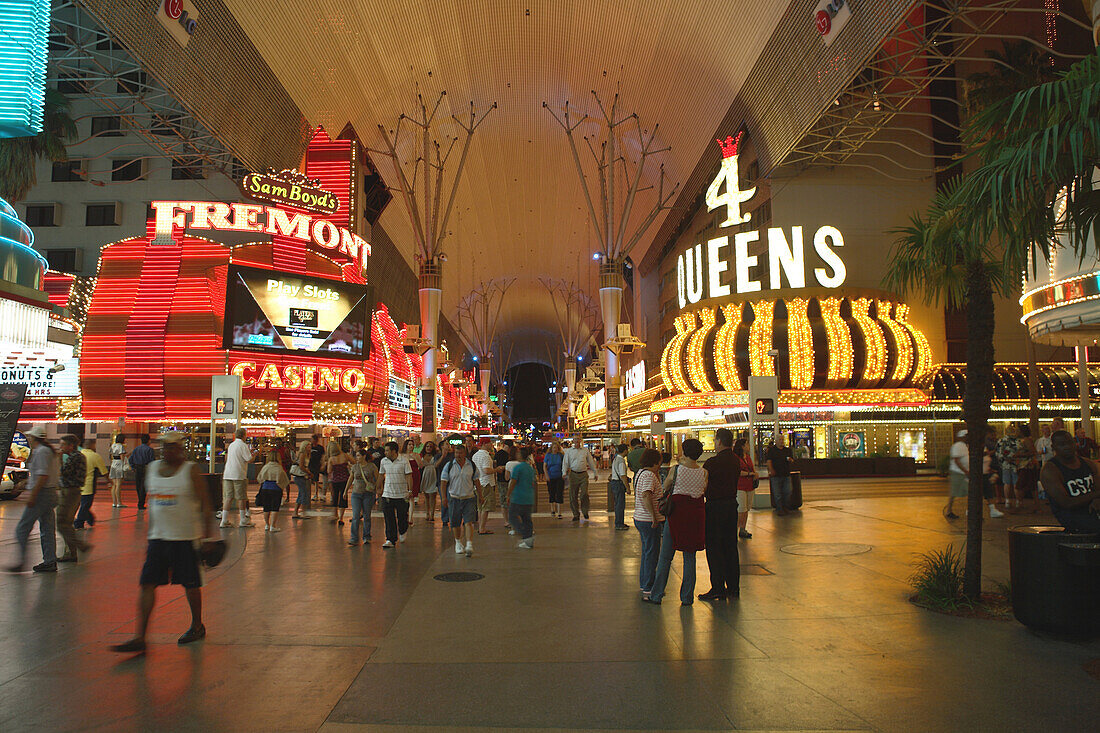 United States of America, Las Vegas, Las Vegas Strip with the casinos