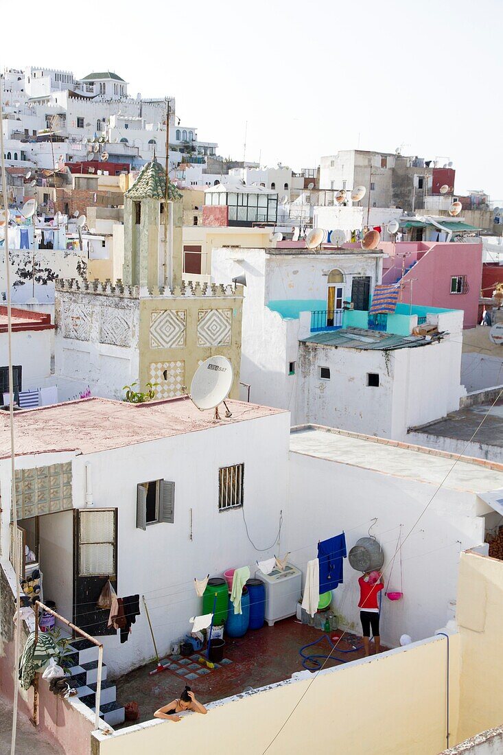 Morocco, Tanger, view of medina