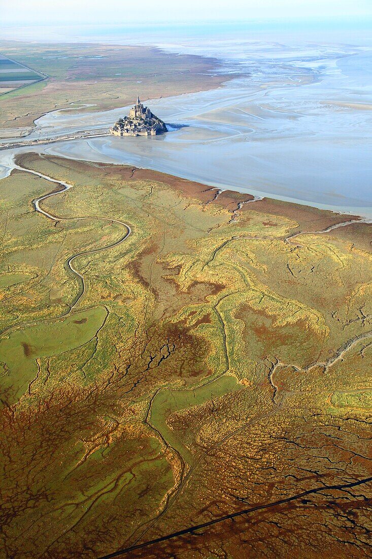 France, Normandy, Mont Saint-Michel.