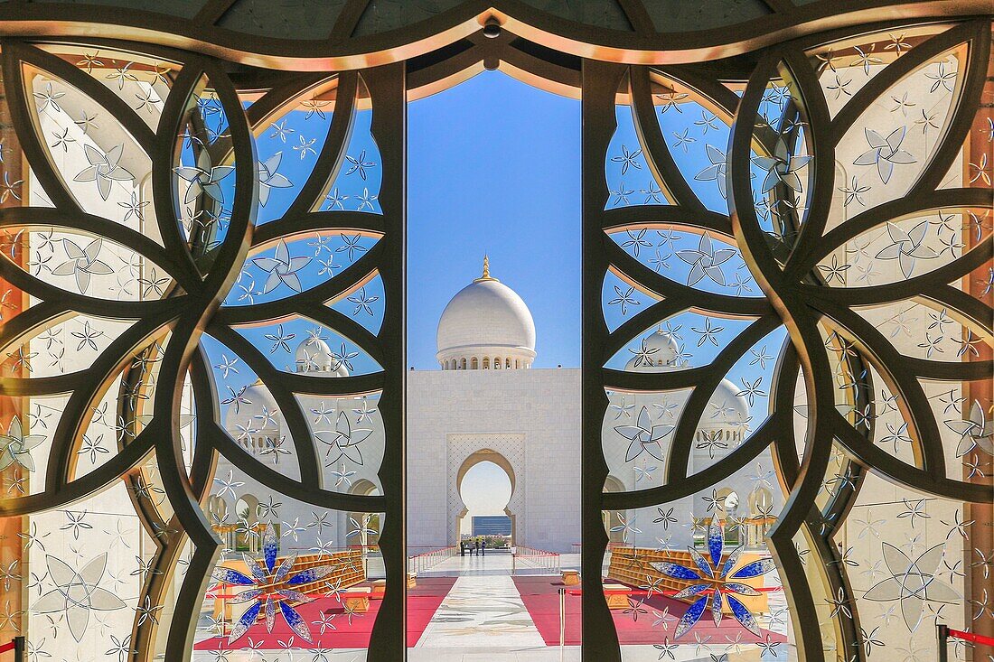 United Arab Emirates (UAE), Abu Dhabi City, Sheikh Zayed Mosque