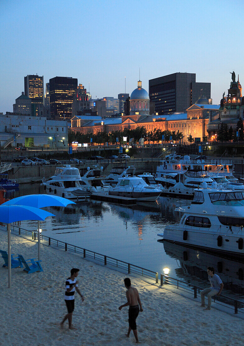 Canada, Quebec, Montreal,  skyline, Vieux Port