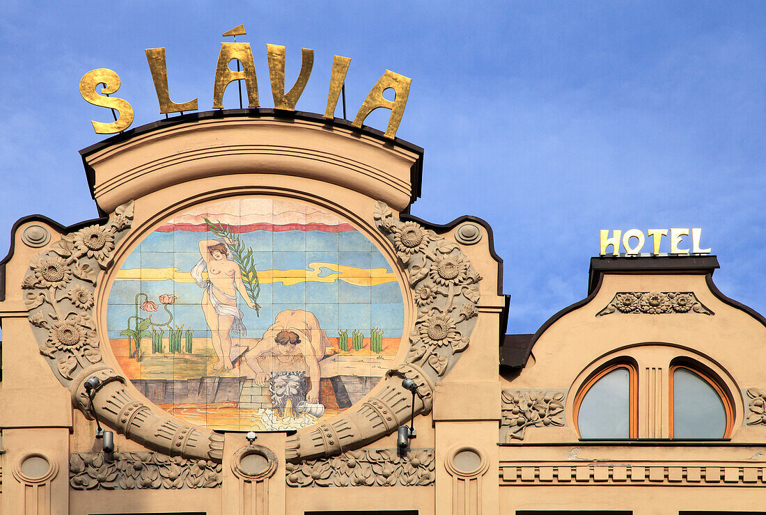 Slovakia, Kosice, Slavia Hotel, historic architecture