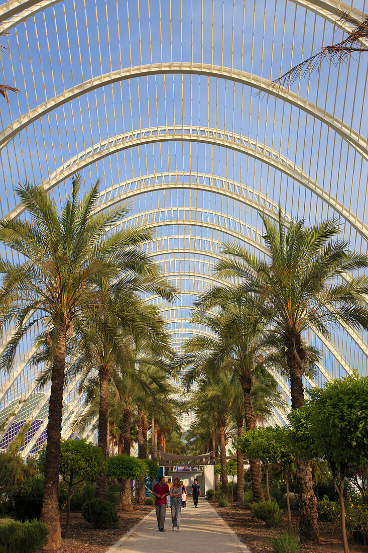 Spain, Valencia, City of Arts and Sciences, L'Umbracle