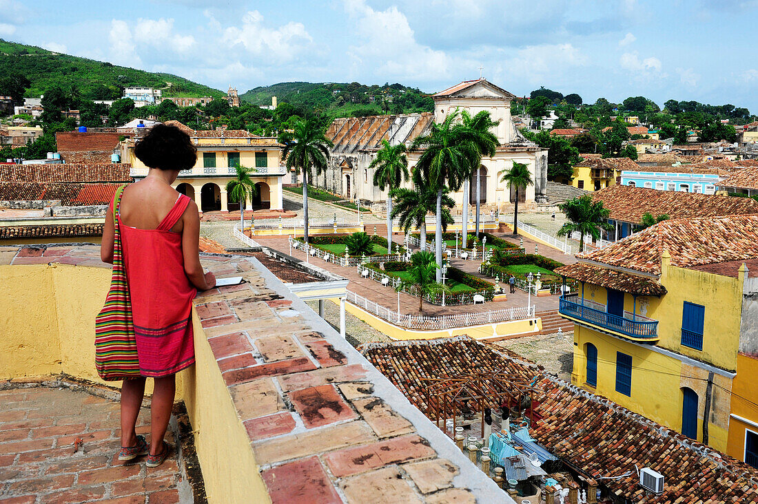 Plaza Mayor-town square of Trinidad, Cuba