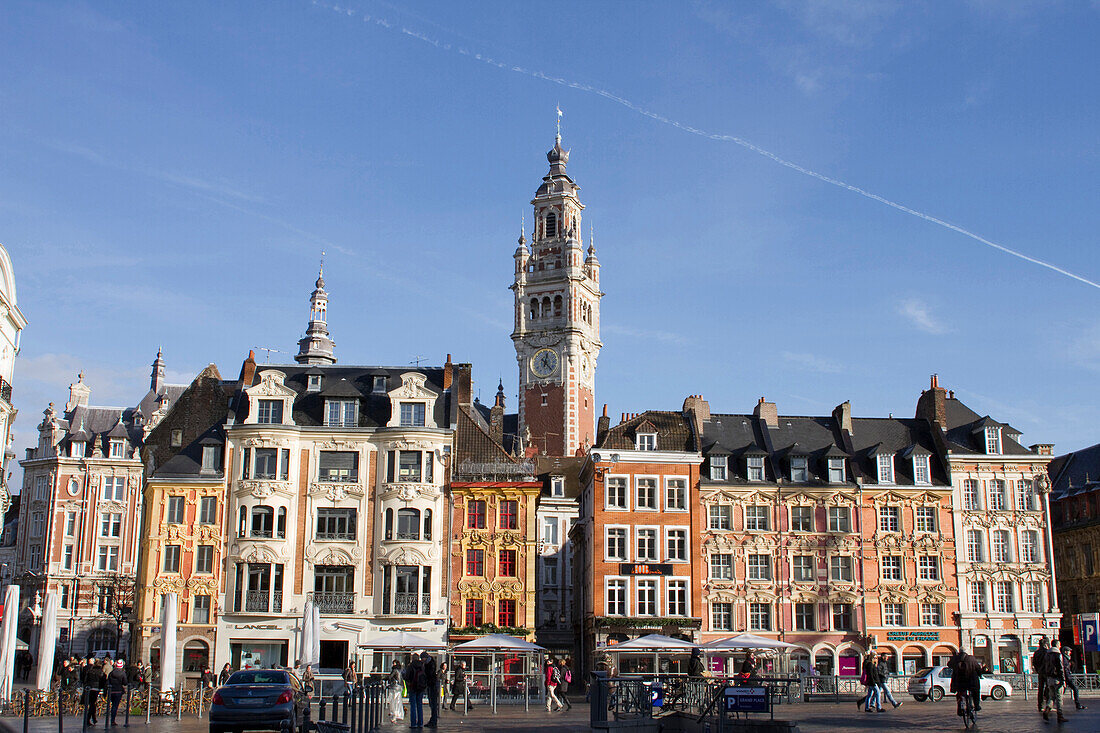 France, Lille, town, Général de Gaulle Piazza.