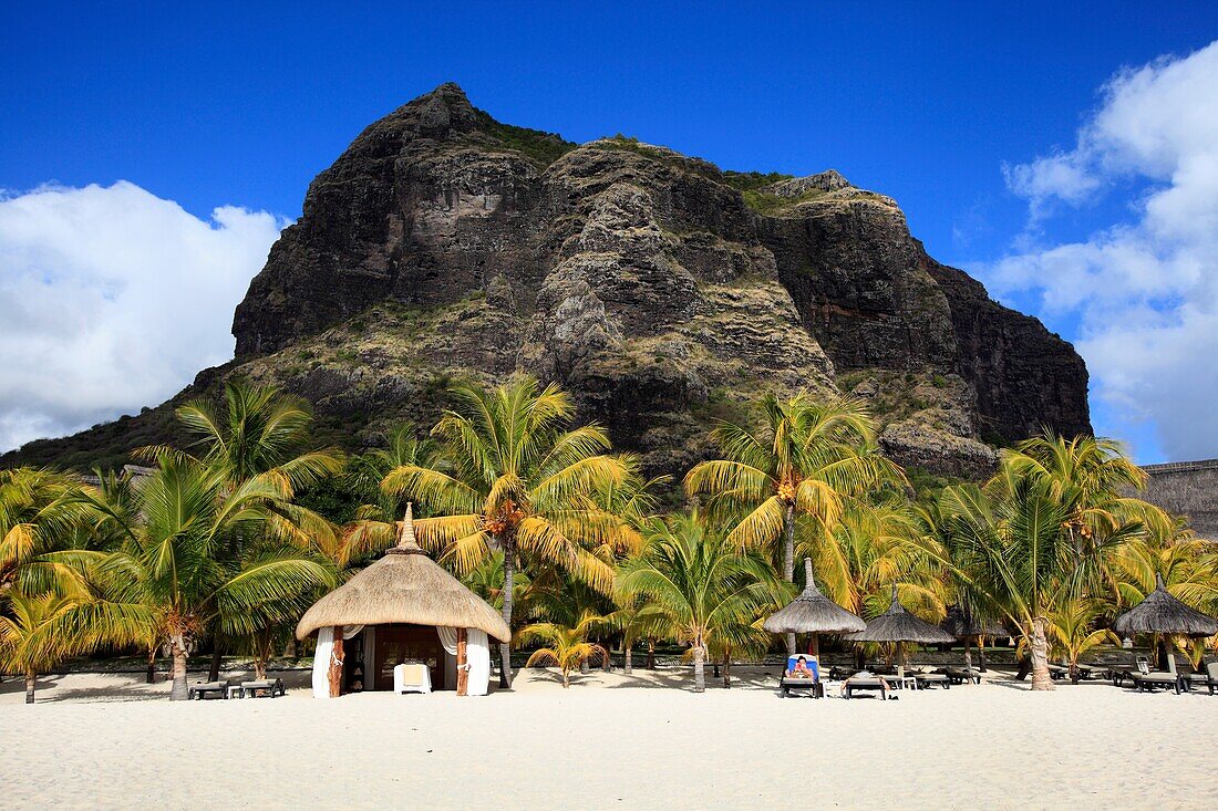 Indian ocean, Mauritius, Le Morne Peninsula, Le Morne Brabant