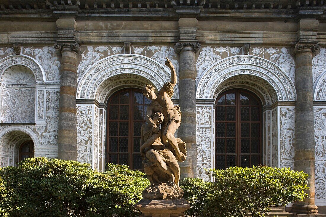 HALL OF BALL GAMES PRAGUE HRADCANY CASTLE GARDENS PRAGUE CZECH REPUBLIC