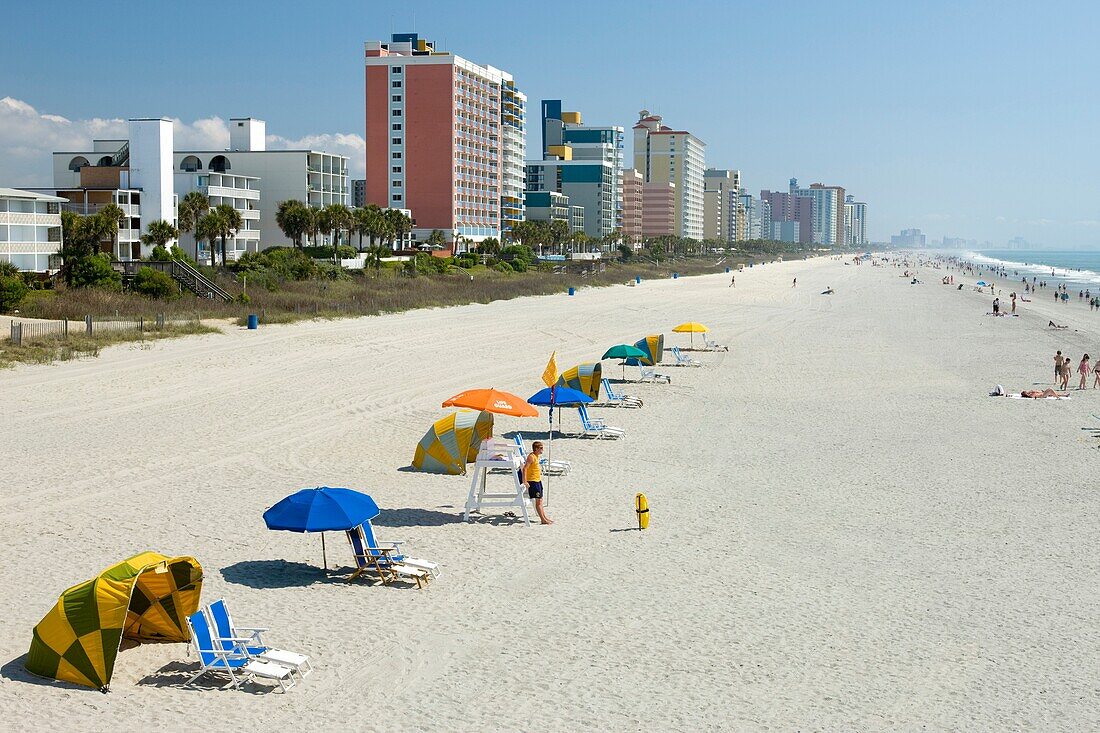 WATERFRONT SKYLINE DOWNTOWN MYRTLE BEACH SOUTH CAROLINA USA