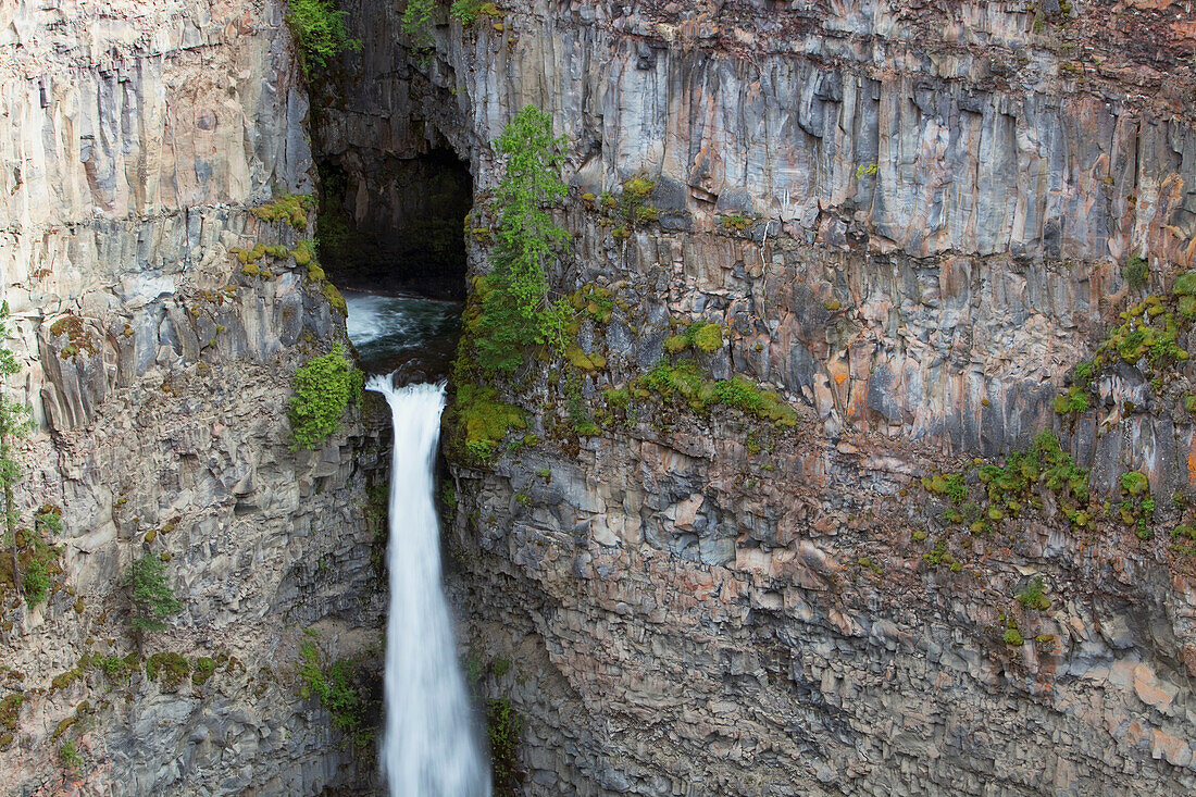 Spahats falls in wells gray provincial park, clearwater british columbia canada