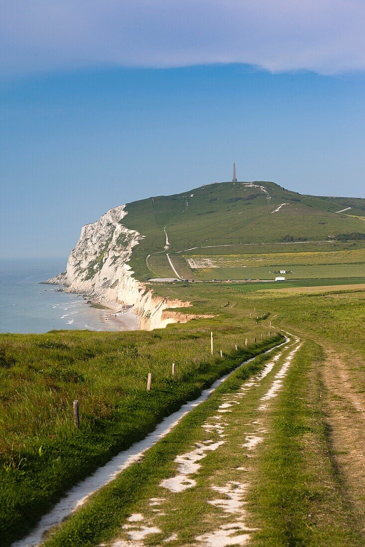 France, Nord-Pas de Calais Region, Pas de Calais Department, Cote d-Opale Area, Escalles, Cap Blanc Nez cape