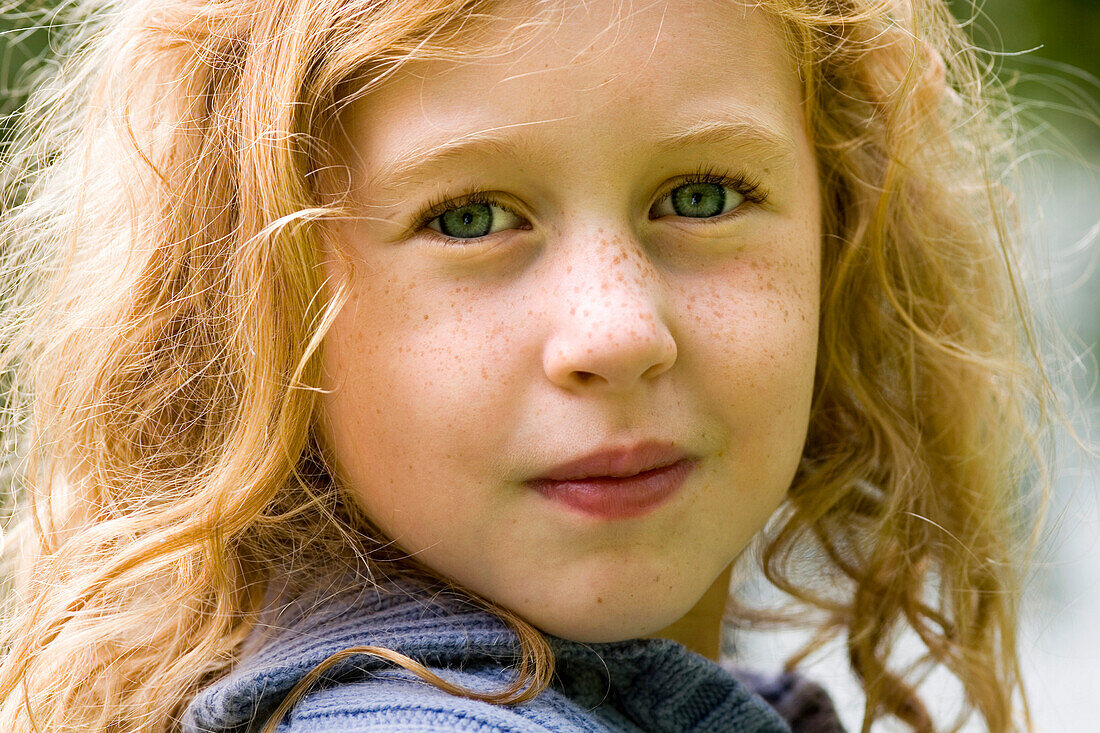 Close-up of Red Headed Girl