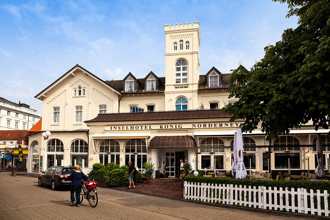 Hotel König, Norderney Island, Nationalpark, North Sea, East Frisian Islands, East Frisia, Lower Saxony, Germany, Europe