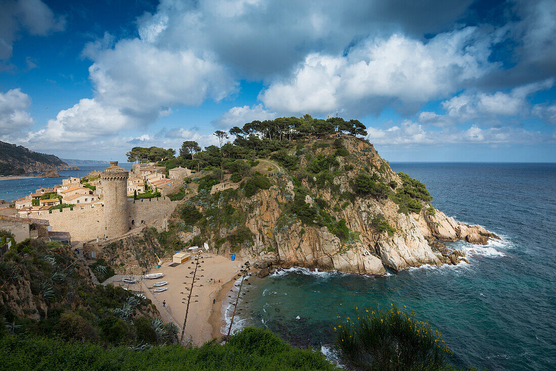 Tossa de Mar mit Vila Vella, Costa Brava, Spanien