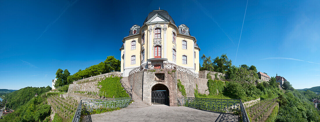 Rokoko Schloss Dornburg, Dornburg-Camburg, bei Jena, Thüringen, Deutschland