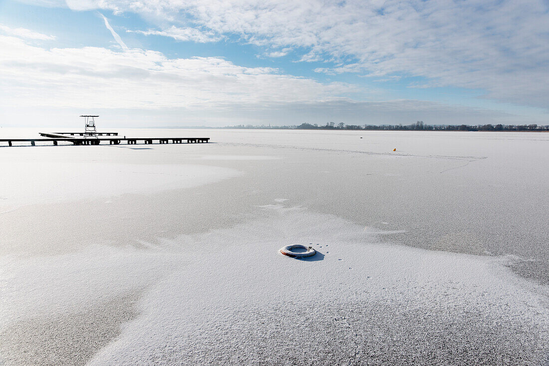 Badestelle am Unteruckersee, Prenzlau, Uckermark, Land Brandenburg, Deutschland