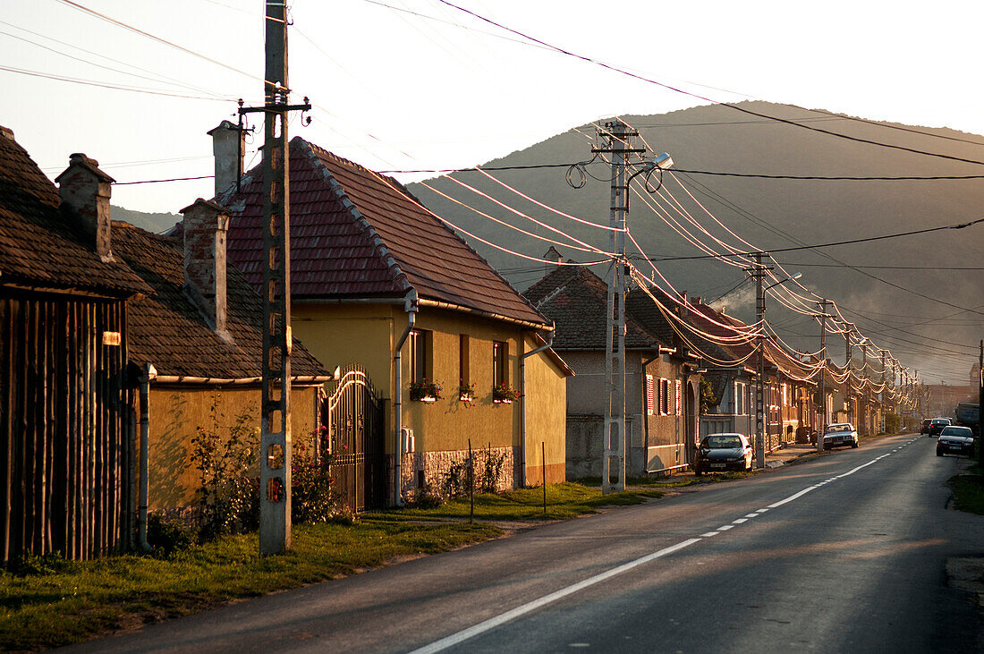 The village of Orlat near Sibiu, Transylvania, Romania