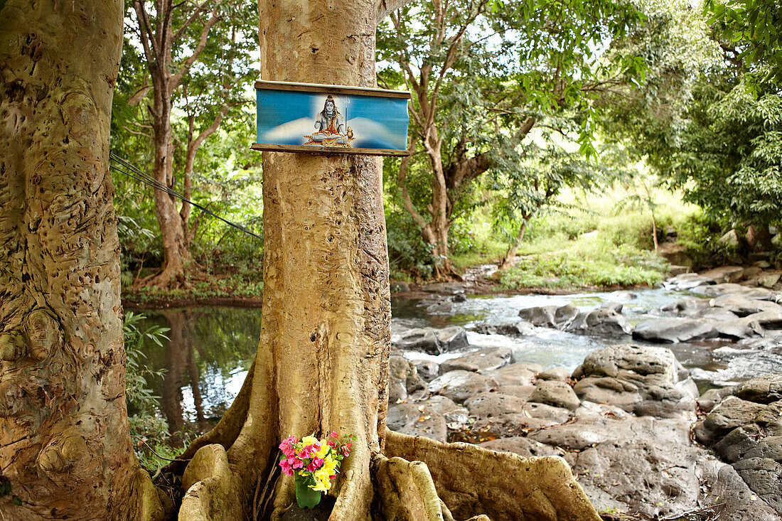 Little temle near Rochester Falls, Soulliac, Mauritius