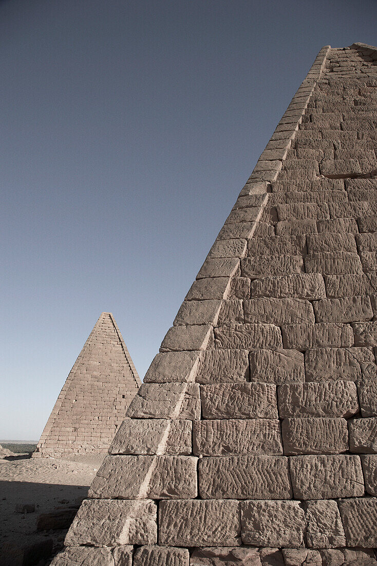 Pyramiden vom Berg Barkal, Napata, Karima, asch-Schamaliyya, Sudan