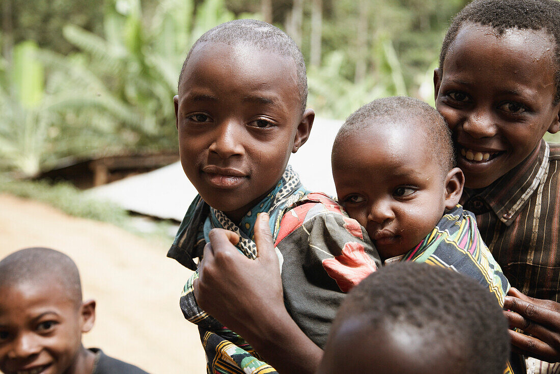 Kinder, Usambara-Berge, Tanga Region, Tansania