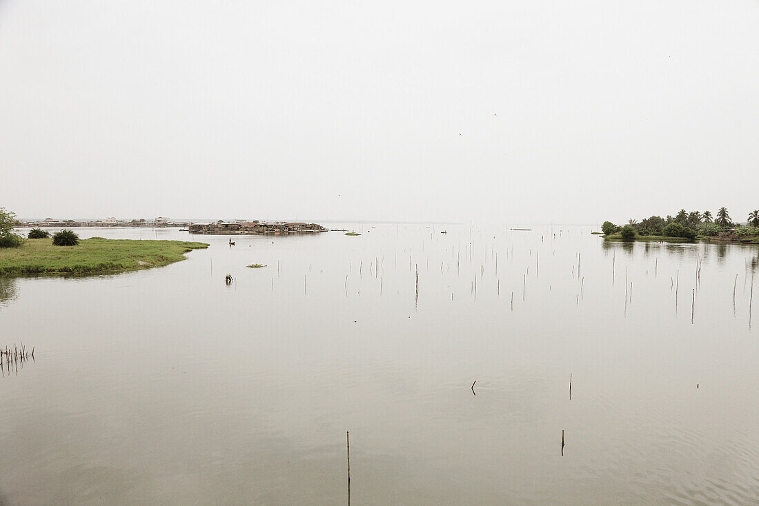 Blick über den Lac Aheme, Come, Mono, Benin