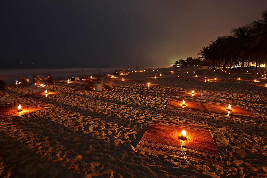 Strandbars am Cua Dai Strand, Hoi An, Quang Nam Provinz, Vietnam