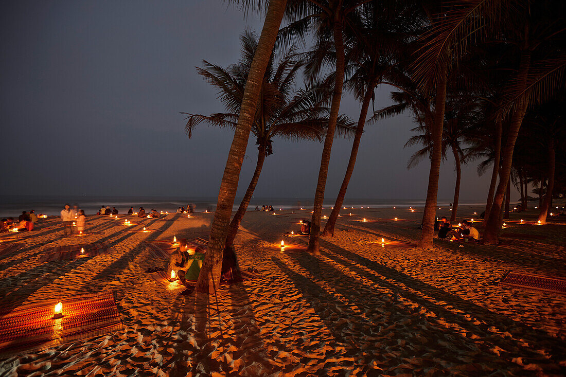 Strandbars am Cua Dai Strand, Hoi An, Quang Nam Provinz, Vietnam