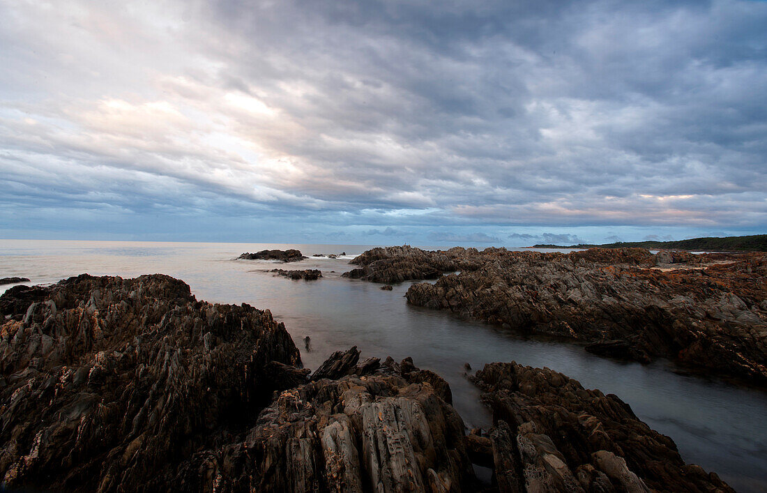 Rocky coast at Cape Conran, East Gippsland, Victoria, Australia