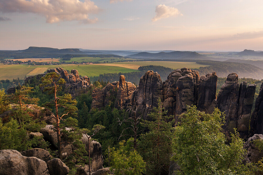 Schrammsteine, Nationalpark Sächsische Schweiz, Sachsen, Deutschland