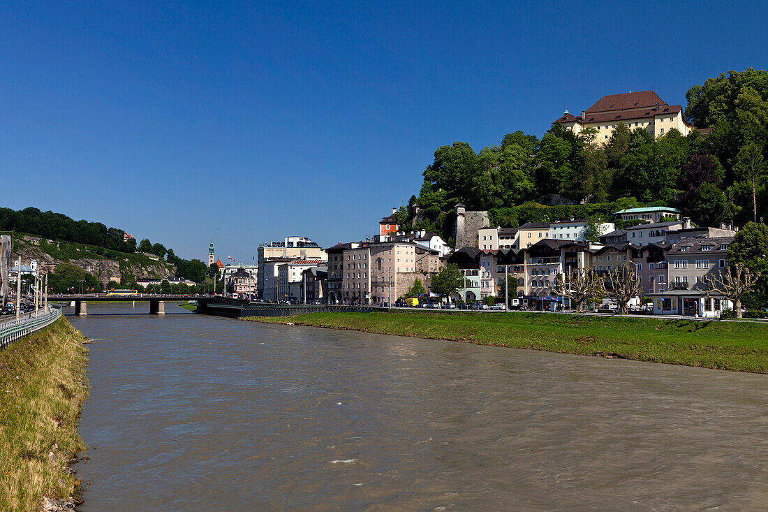 View across the Salzach River, Salzburg, Austria