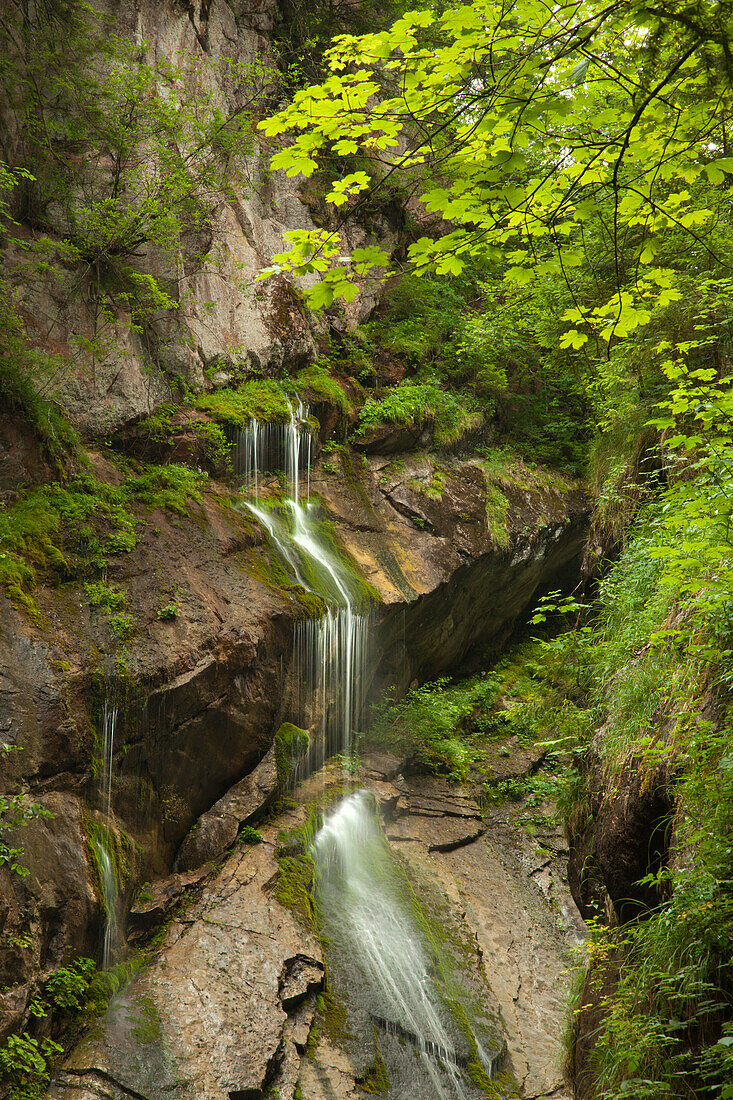 Wimbachklamm, near Ramsau, Berchtesgaden region, Berchtesgaden National Park, Upper Bavaria, Germany